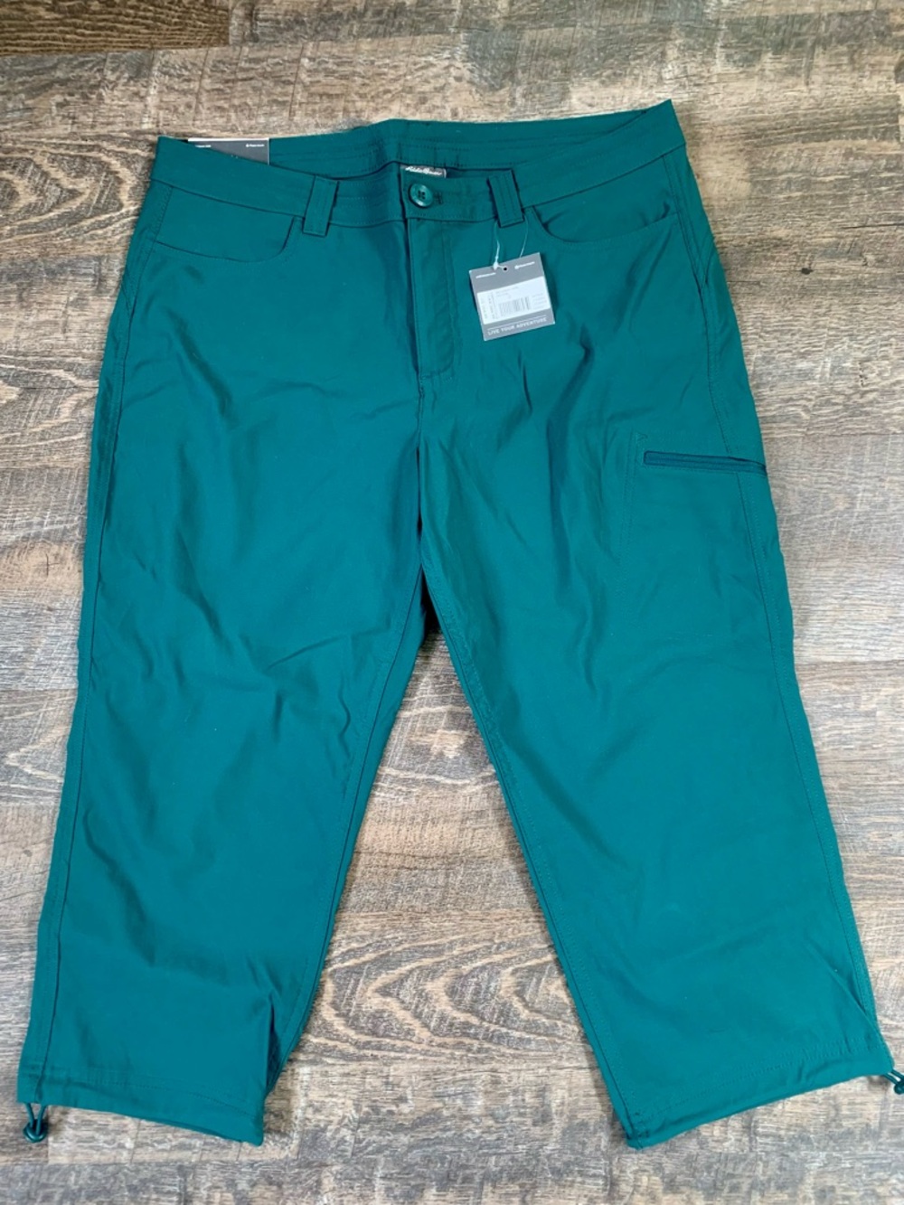 Eddie Bauer Teal Outdoor Cargo Pants